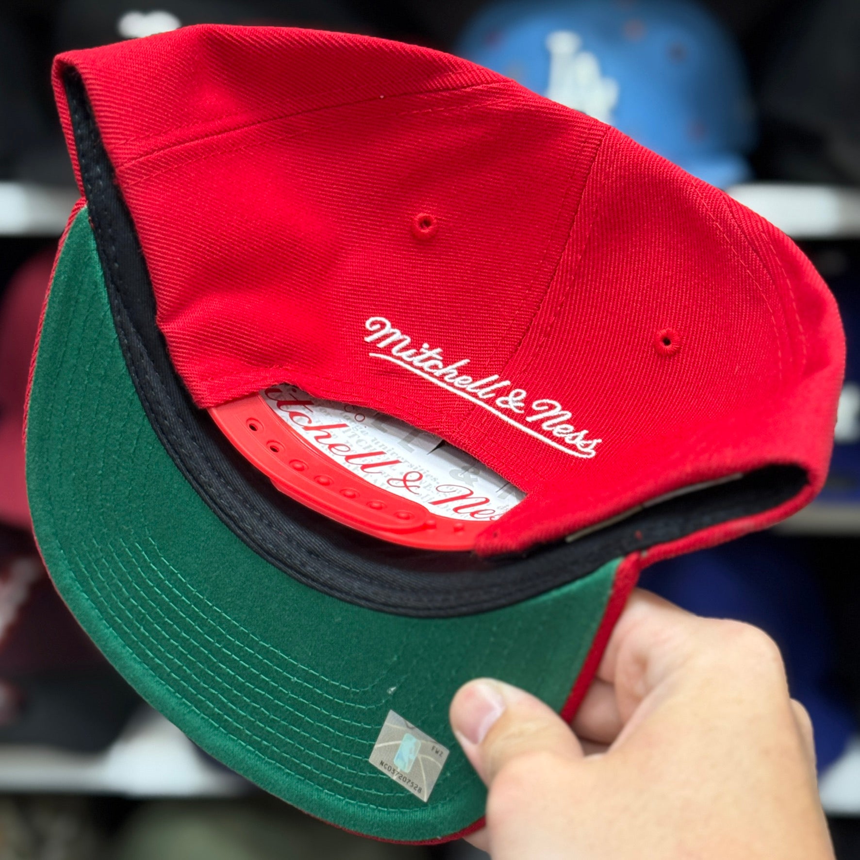 Portland Trail Blazers Red Mitchell & Ness Snapback