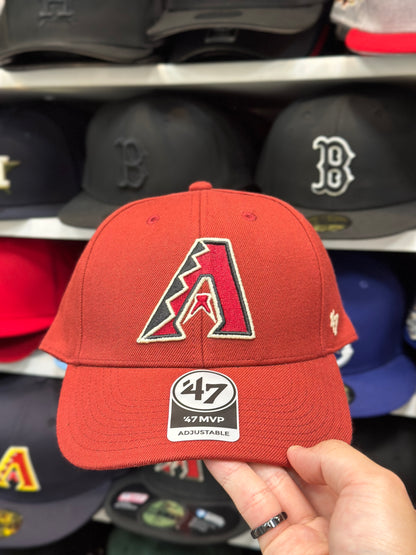 Arizona Diamondbacks MLB Ball Cap | '47 Brand MVP Adjustable Curve Cap | Color Options