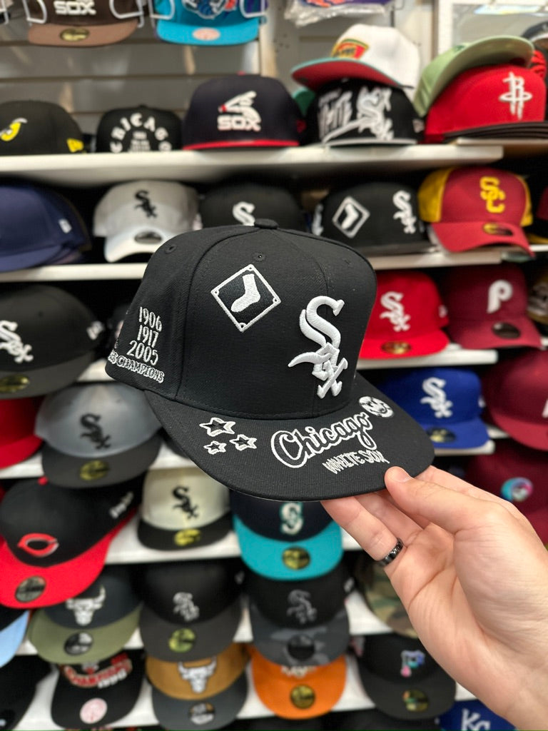 Chicago White Sox MLB Celebratory Patch | Mitchell & Ness Rare Snapback | Black