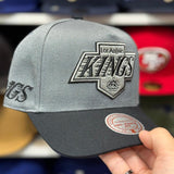 Los Angeles Kings Grey/Black A-Frame Mitchell & Ness Snapback