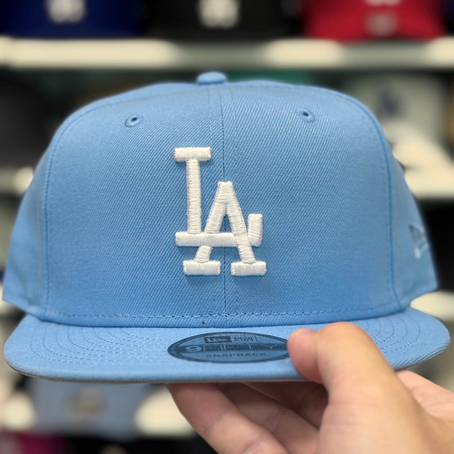 New Era Los Angeles Dodgers Baby Blue 9FIFTY Adjustable Snapback Hat