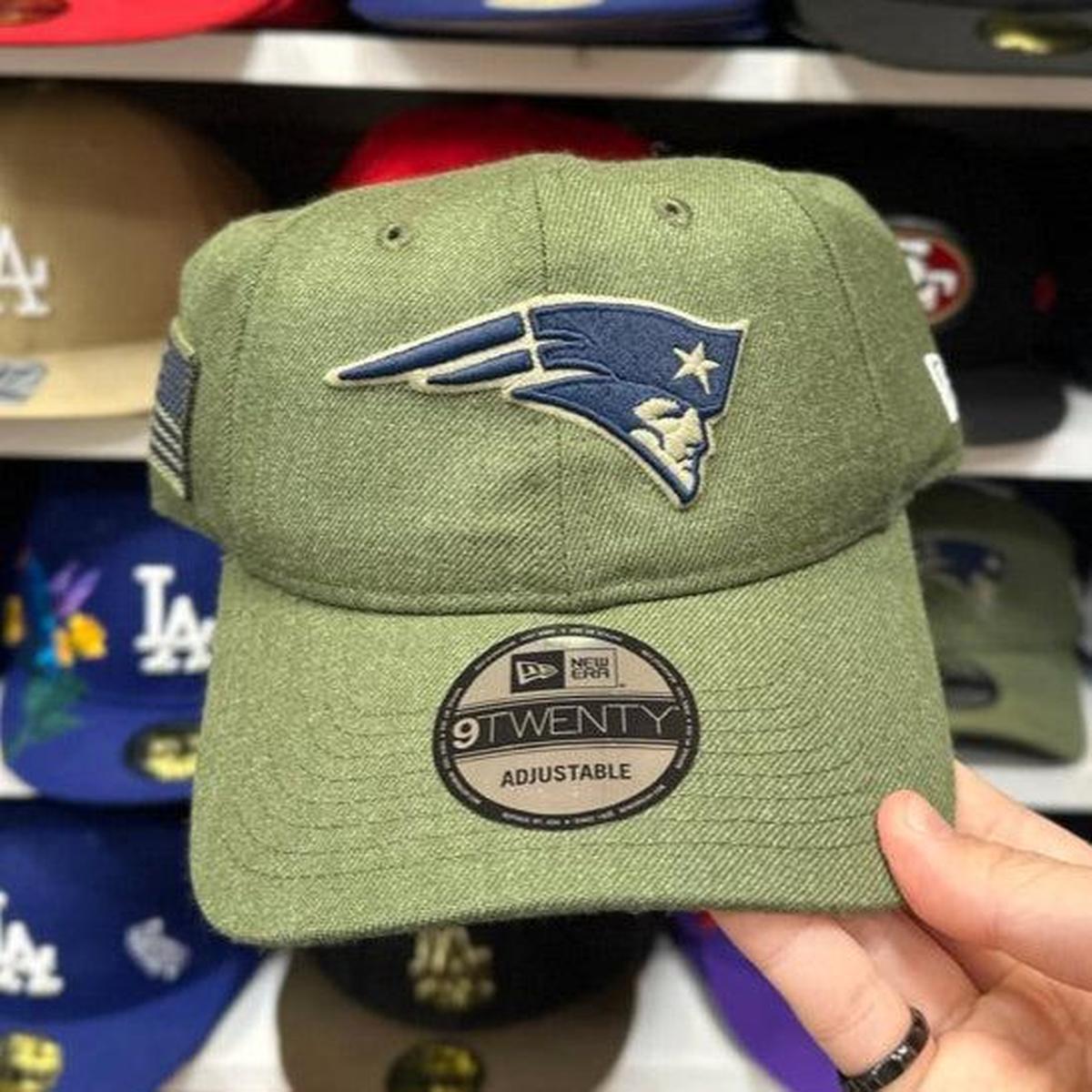 New Era New England Patriots Camouflage Green 9TWENTY Ball Cap - Product Image