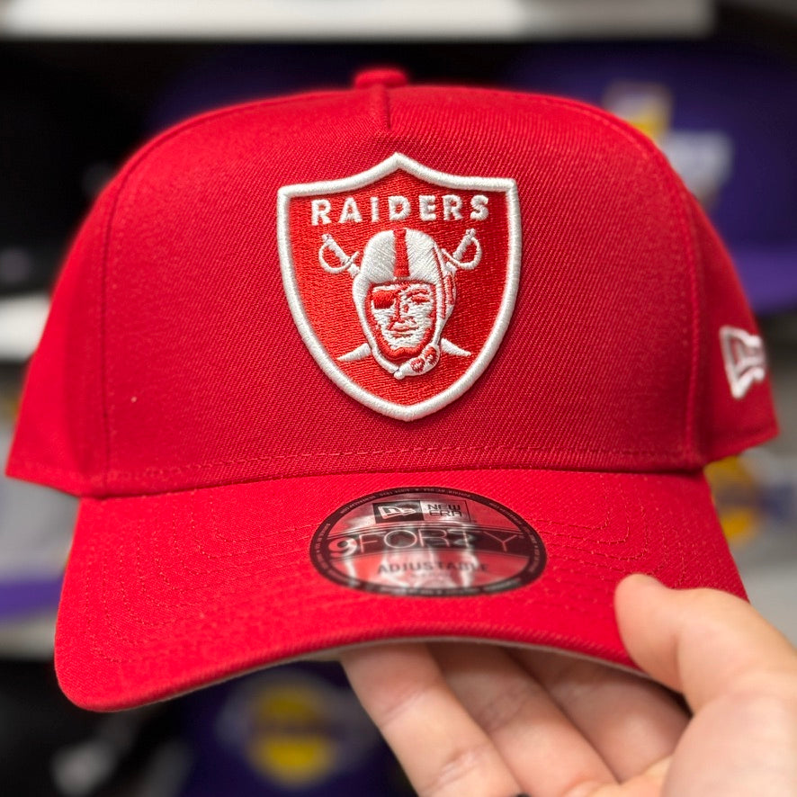 New Era Las Vegas Raiders A-Frame Red 9FORTY Snapback - Product Image