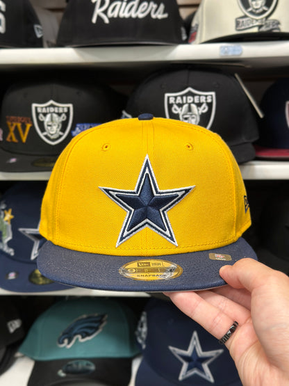 Dallas Cowboys NFL Snapback | New Era 9FIFTY Adjustable Snap | Yellow/Blue