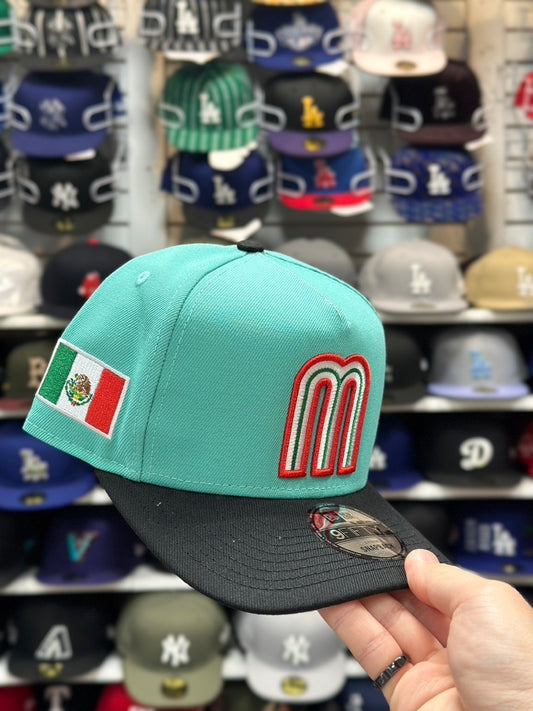 Mexico WBC World Baseball Classic | New Era 9FIFTY A-Frame Snapback | Teal/Black