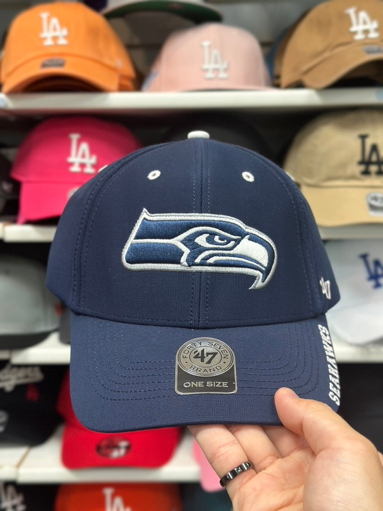 Seattle Seahawks NFL Ball Cap | '47 Brand MVP Adjustable Curve Cap | Color Options