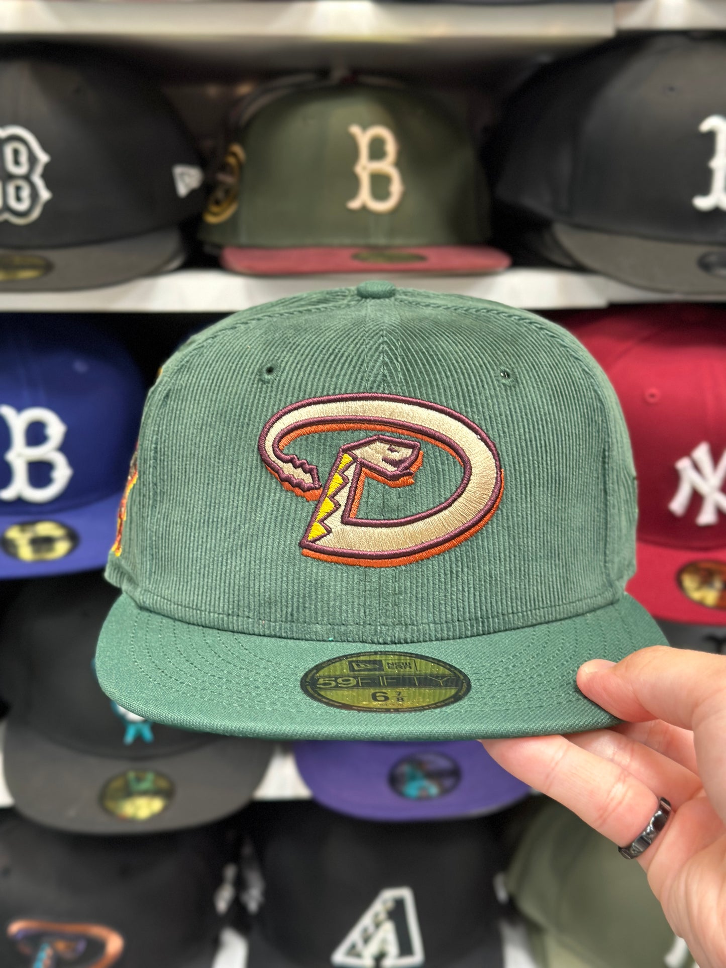 Arizona Diamondbacks MLB Corduroy | New Era 59FIFTY Sized Cap | Green