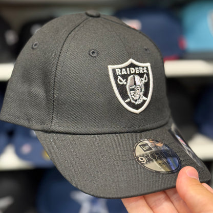 Youth New Era Raiders 9FORTY Ball Cap | Black