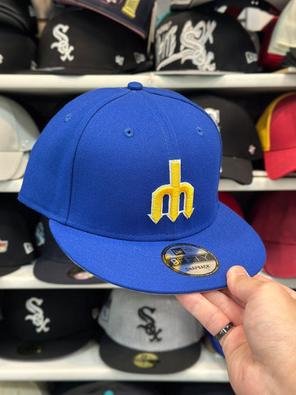 Seattle Mariners MLB Retro Logo | New Era 9FIFTY Snapback | Blue