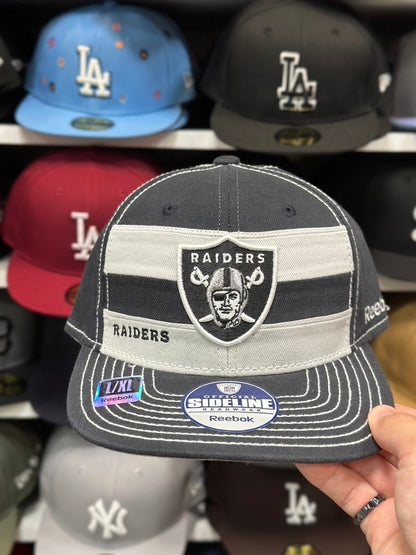 Oakland Raiders NFL Fitted Cap | Vintage Reebok Sideline | L/XL