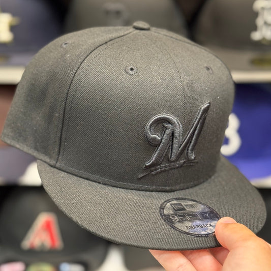 New Era Milwaukee Brewers 9FIFTY Snapback Black