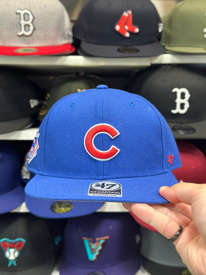 Chicago Cubs MLB National Patch | '47 Brand Captain Snapback | Blue