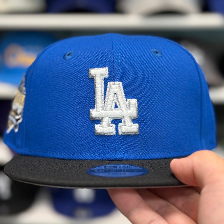 Youth New Era Los Angeles Dodgers '40th Anniversary' Blue/Black 9FIFTY Snapback - Product Image