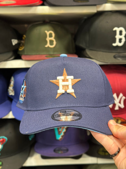 Houston Astros MLB 1965 - 1999 Patch | New Era 9FORTY A-Frame Ball Cap | Navy