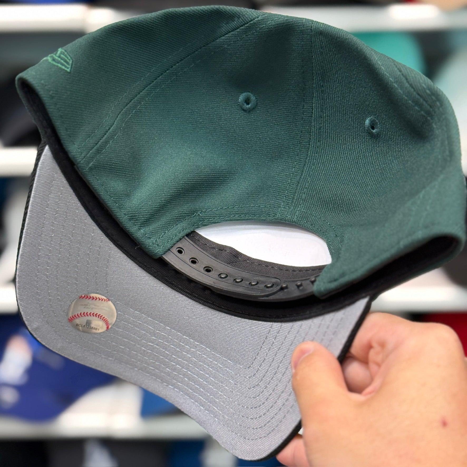 New Era Los Angeles Dodgers '40th Anniversary' A-Frame Dark Green/Black 9FORTY Snapback - Mistwood - Product Image
