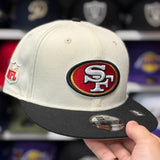 New Era San Fransisco 49ers Creme/Black 9FIFTY Snapback