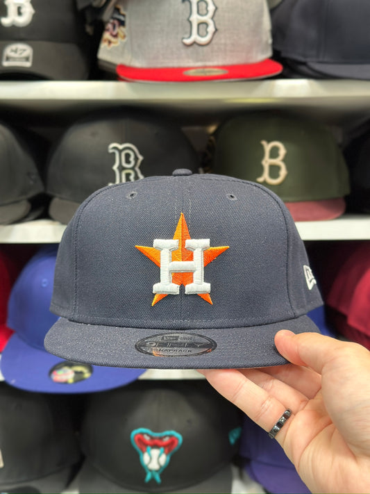 Houston Astros MLB Snapback | Classic New Era 9FIFTY Adjustable Snap | Navy