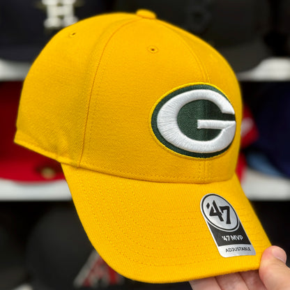 Green Bay Packers Ball Cap '47 Brand Yellow