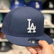 New Era Los Angeles Dodgers Navy 9FIFTY Adjustable Snapback Hat - Product Image