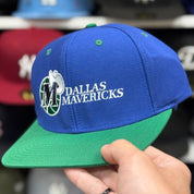 Dallas Mavericks Blue/Green Snapback - Product Image