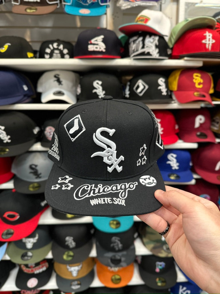 Chicago White Sox MLB Celebratory Patch | Mitchell & Ness Rare Snapback | Black