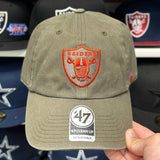 Las Vegas Raiders Olive/Orange '47 Brand Dad Cap