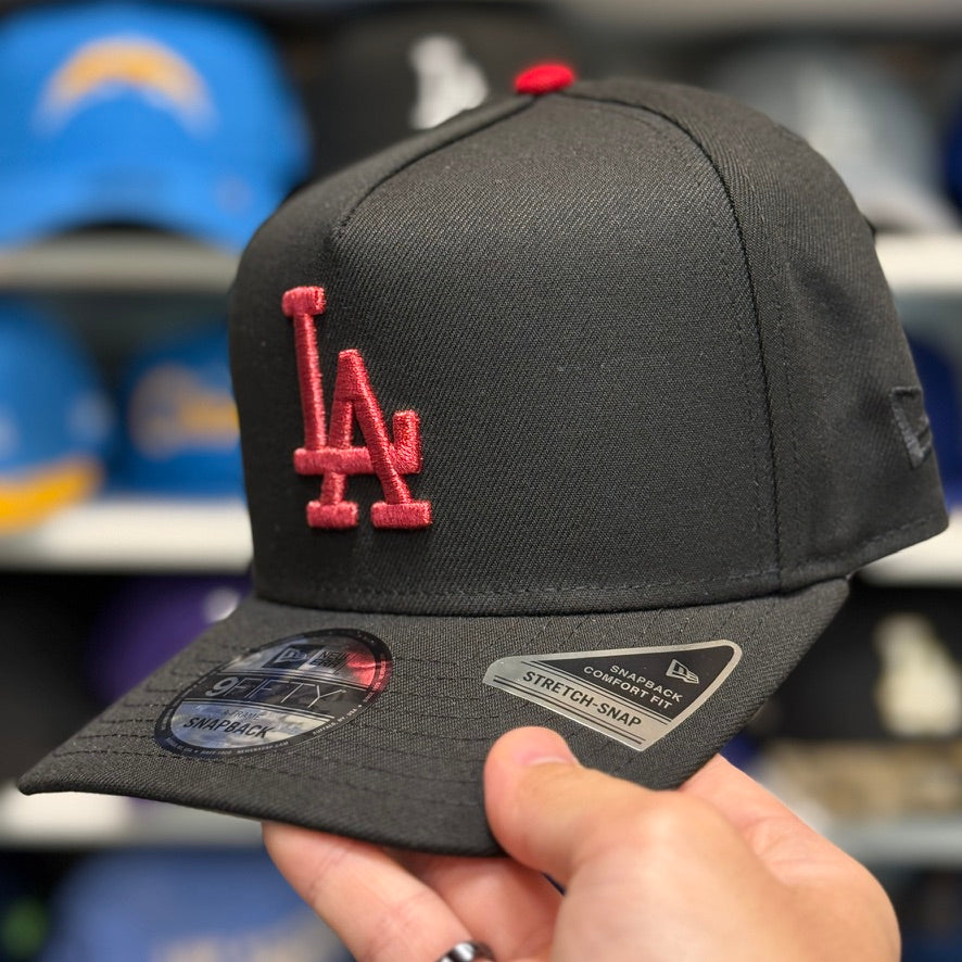 New Era Los Angeles Dodgers '40th Anniversary' A-Frame Metallic Red 9FIFTY Snapback - Product Image