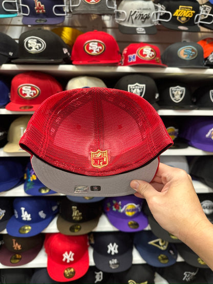 San Francisco 49ers NFL Trucker Fitted Cap | New Era 59FIFTY Sized Cap | Red