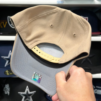 Las Vegas Raiders NFL A-Frame Snapback | New Era 9FORTY Adjustable Snap | Tan