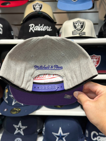 LA Lakers NBA Snapback | Mitchell & Ness Original Fit Adjustable Hat | Silver