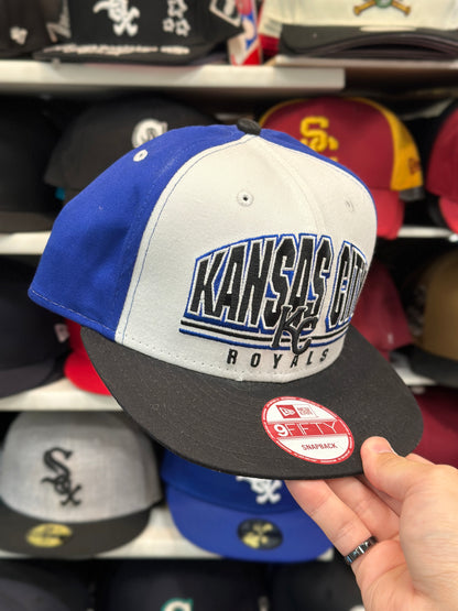 Kansas City Royals MLB Snapback | New Era 9FIFTY Adjustable Cap | White/Black