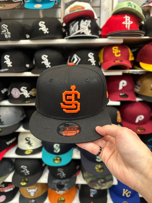 San Francisco Giants MLB Upside Down Reverse Logo | New Era 9FIFTY Snapback | Black