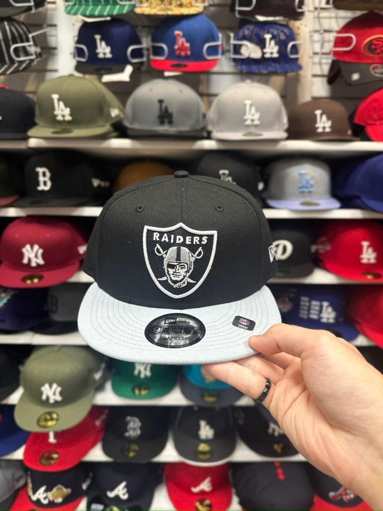 Las Vegas Raiders NFL Two Tone Snapback | New Era 9FIFTY Adjustable Snap | Color Options