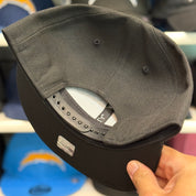 New Era Los Angeles Chargers All Black 9FIFTY Adjustable Snapback Hat