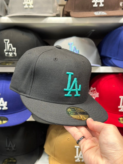 LA Dodgers MLB Vintage | New Era 59FIFTY Fitted | Black/Teal