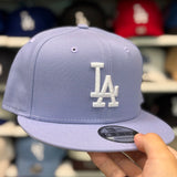 New Era Los Angeles Dodgers Lavender 9FIFTY Adjustable Snapback Hat