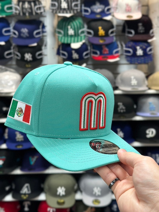 Mexico WBC World Baseball Classic | New Era 9FIFTY A-Frame Snapback | Teal