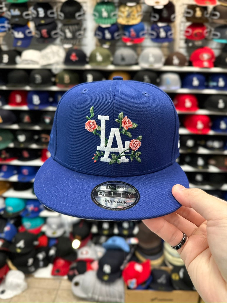 LA Dodgers MLB Roses | New Era 9FIFTY Snapback | Blue