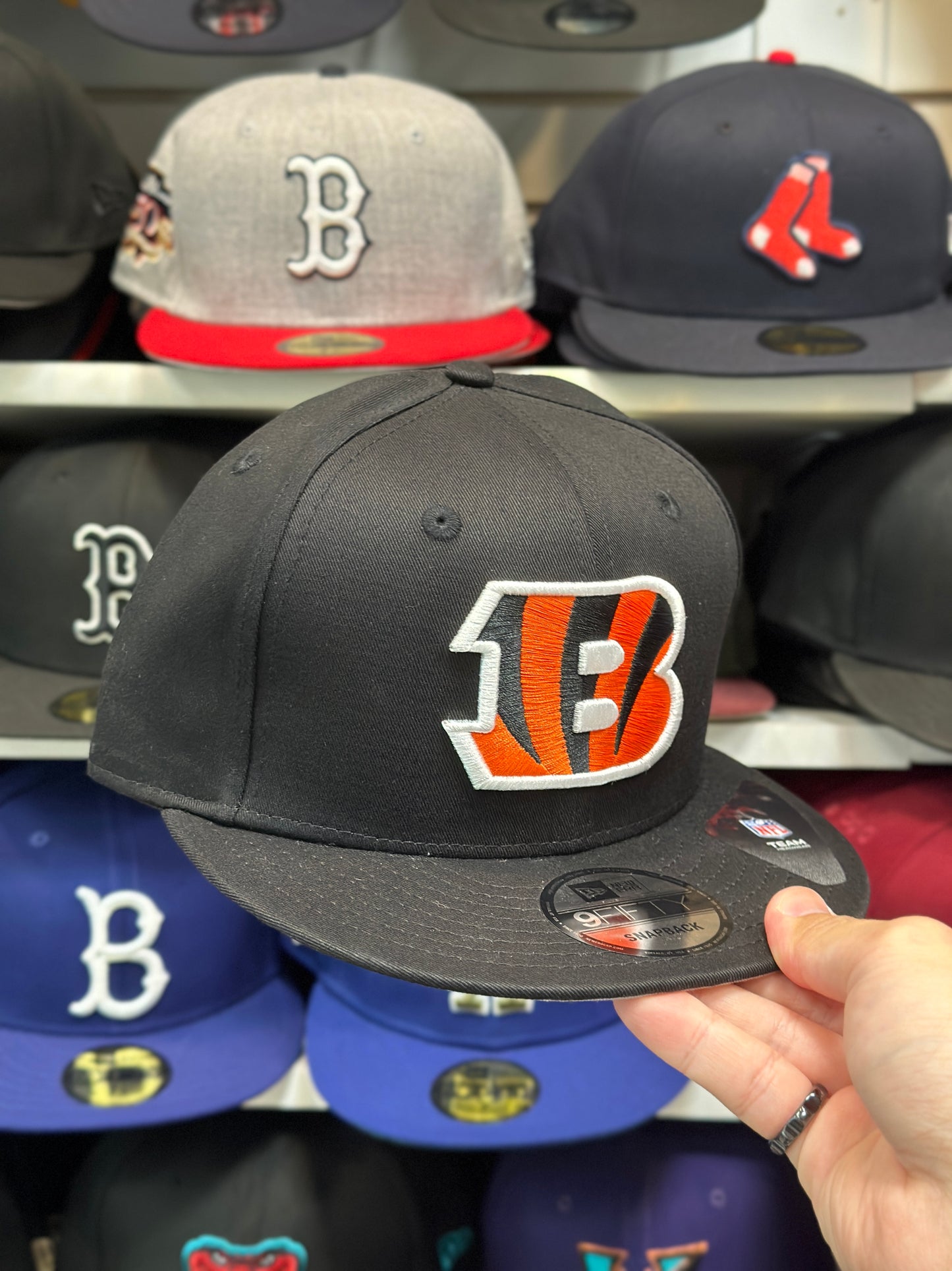 Cincinnati Bengals NFL Snapback | Classic New Era 9FIFTY Adjustable Snap | Black