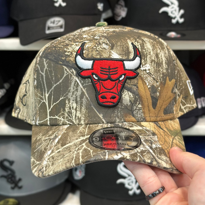 Chicago Bulls NBA A-Frame Snapback | New Era 9FORTY Adjustable Snap | Camouflage