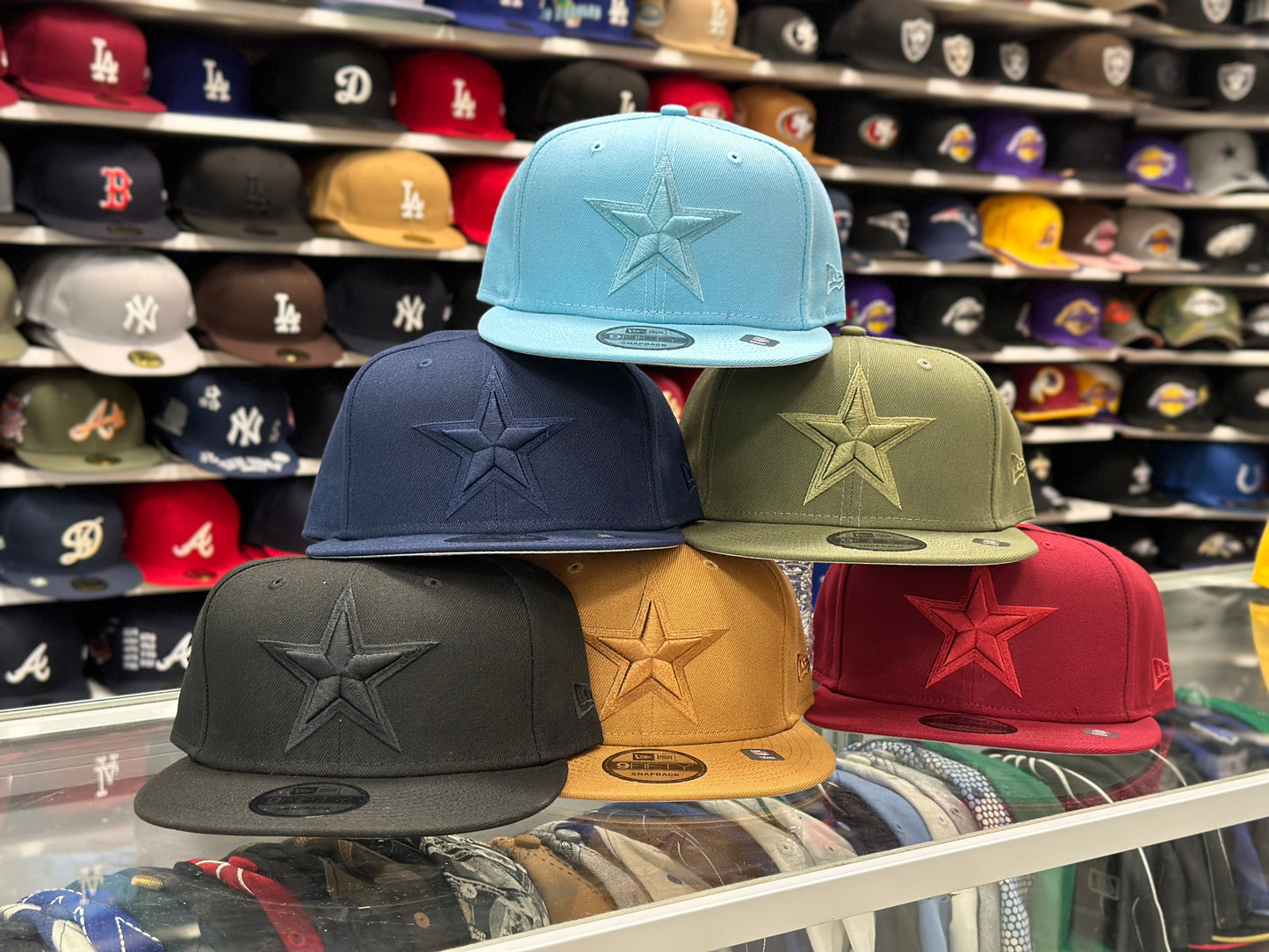 Dallas Cowboys NFL Monochrome Snapback | New Era 9FIFTY Adjustable Snap | Color Options