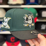New Era Anaheim Ducks 'A Mighty Decade' A-Frame Dark Green/Black 9FIFTY Snapback - Mistwood