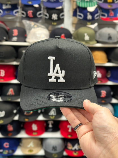 LA Dodgers MLB A-Frame Cap | New Era 9FIFTY Adjustable Snapback | Black