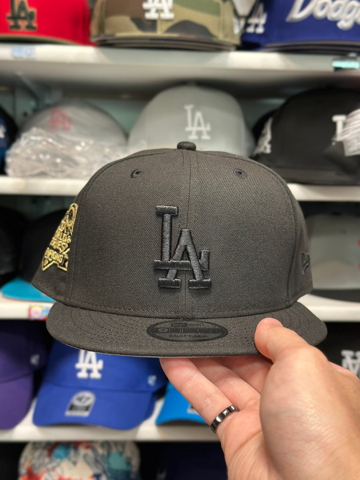 LA Dodgers 2024 World Series Champions | New Era 9FIFTY Snapback | Black