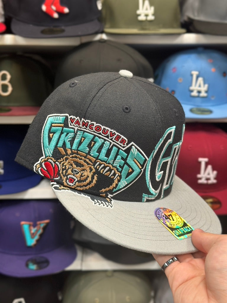 Vancouver Grizzlies NBA Snapback | Vintage '47 Brand Captain Adjustable Snap | Color Options