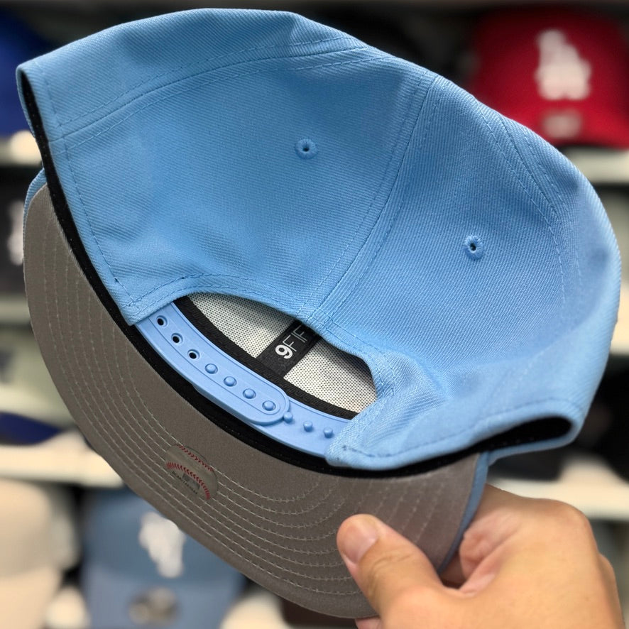 New Era Los Angeles Dodgers Baby Blue 9FIFTY Adjustable Snapback Hat