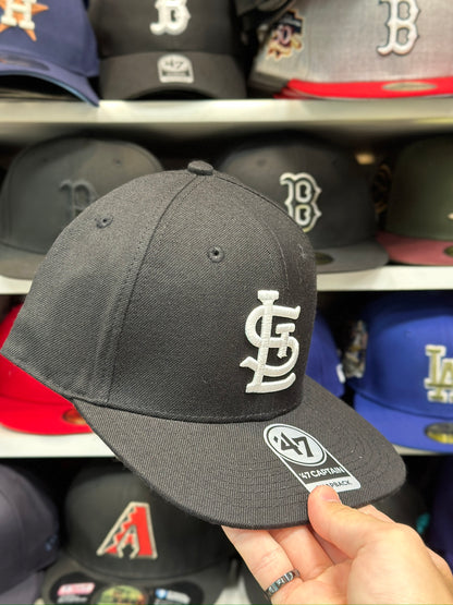 St. Louis Cardinals MLB Snapback | Classic '47 Brand Captain Adjustable Snap | Black