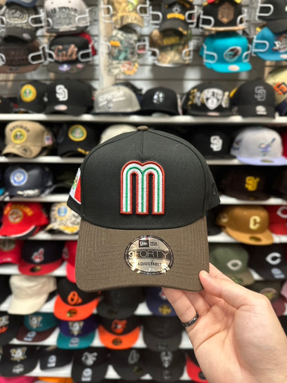 Mexico WBC World Baseball Classic | New Era 9FIFTY A-Frame Snapback | Black/Brown