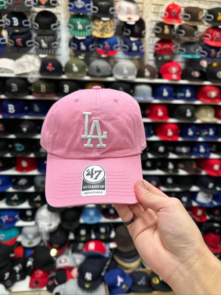 LA Dodgers MLB Dad Cap | '47 Brand Clean Up Adjustable Curve Hat | Color Options