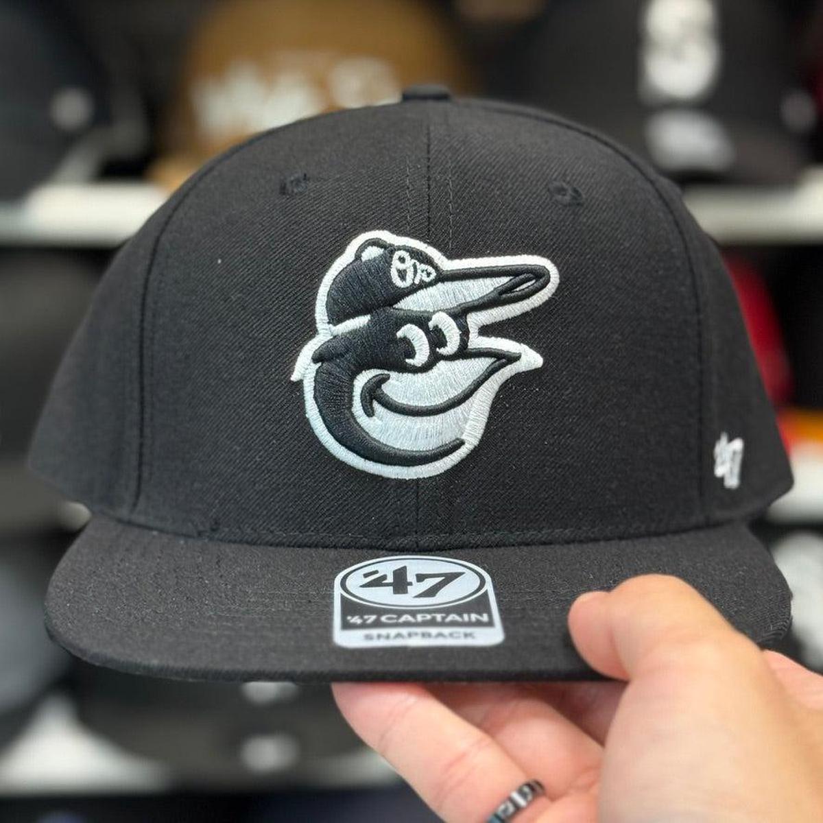 Baltimore Orioles Black '47 Brand Snapback - Product Image